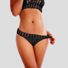 Picture of Lingerie shaped Crochet Bikinis available in Red-Black-white-Ivory-Yellow-Blue