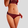 Gambar Lingerie shaped Crochet Bikinis available in Red-Black-white-Ivory-Yellow-Blue