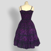 Gambar Batik Print Summer Dress - Deep Purple Shades