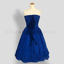 Picture of Dark-blue Leaf-print Summer Dress