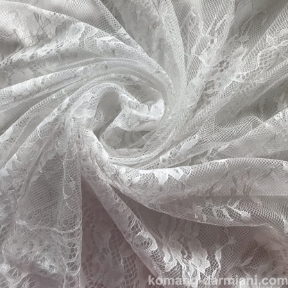 Gambar French lace polyester fabric