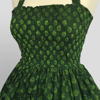 Picture of Batik Print Summer Dress - Green Spirals