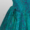Gambar Batik Print Summer Dress - Turquoise Bamboo-print