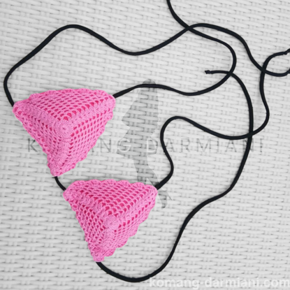 Imagen de Crochet Bikini Top - Pink