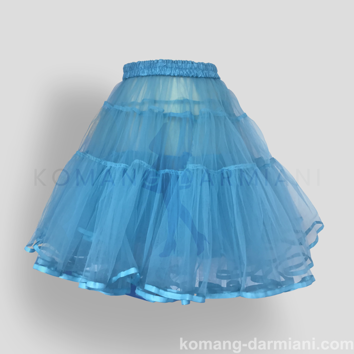 Gambar Blue Petticoat Underskirt Big Volume