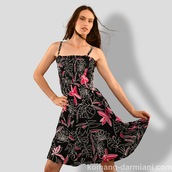 Picture of Black/White/pink summer dress
