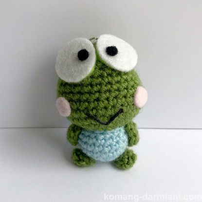 Gambar Amigurumi frog Keychain