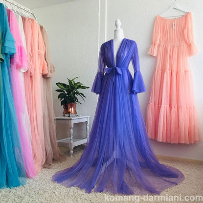 Gambar Tulle Gown - Blue
