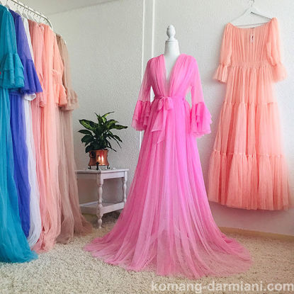 Gambar Tulle Gown - Pink
