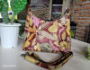 Picture of Botanical Leather Hobo Bag with Shoulder and Long Straps