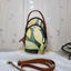 Picture of Small Leather Backpack with Exquisite Botanical Print | Komang Darmiani