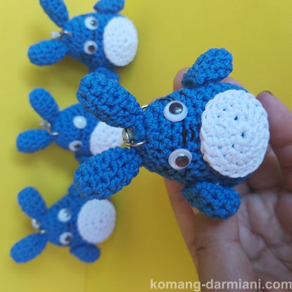 Gambar Crochet Amigurumi Totoro Keychain