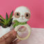 Picture of Cheerful Raccoon Crochet Baby  Infant Toy