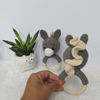 Gambar Playful Donkey Crochet Baby Rattle