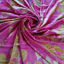 Picture of Hand Dyed Botanical Print fabric Silk in Pink - copy