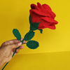 Picture of Large Rose - realistic handmade crochet flowers